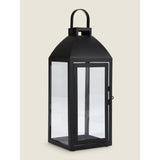 ASDA George Home Black Small Metal Lantern Candle Holder- Buy online at McGrocer