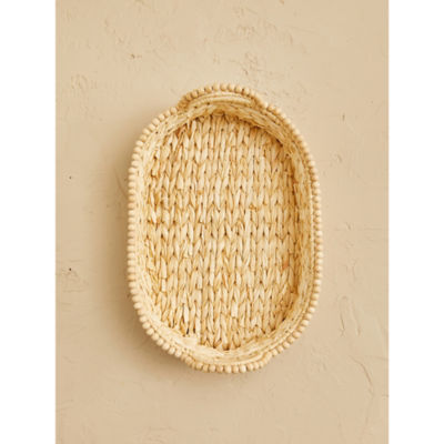 Stacey Solomon Corn Husk Beaded Tray (British brand)
