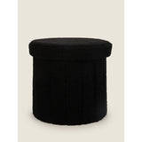 ASDA George Home Sherpa Storage Stool 37 x 38 x 38cm- Buy online at McGrocer
