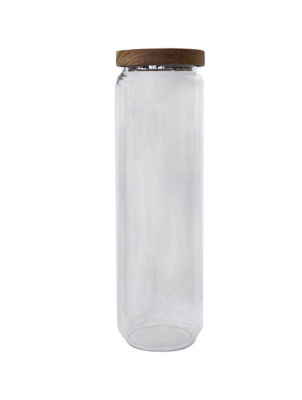 George Home acacia lid spaghetti canister 1600ml, UK version