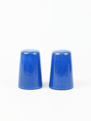 George Home stoneware salt and pepper shakers, imported from the UK