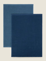ASDA George Home Blue Ribbed Tea Towel Set of 2- Buy online at McGrocer