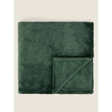 ASDA George Home Green Super Soft Throw 120 x 150cm- Buy online at McGrocer
