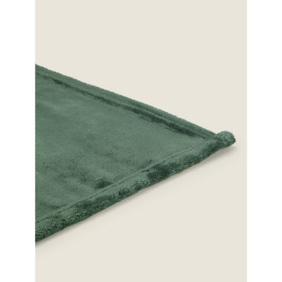 George Home green throw 120 x 150cm, UK version