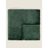 George Home green throw 120 x 150cm, UK version
