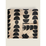 ASDA George Home Monochrome Abstract Geo Print Throw Blanket Cream & Black 120 x 150cm- Buy online at McGrocer