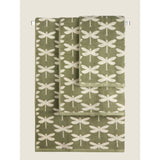 George Home green dragonfly hand towel 50x90cm (British brand)