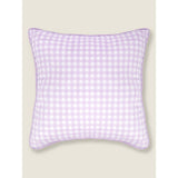 ASDA George Home Lilac Gingham Outdoor Cushion 45 x 45cm- Buy online at McGrocer