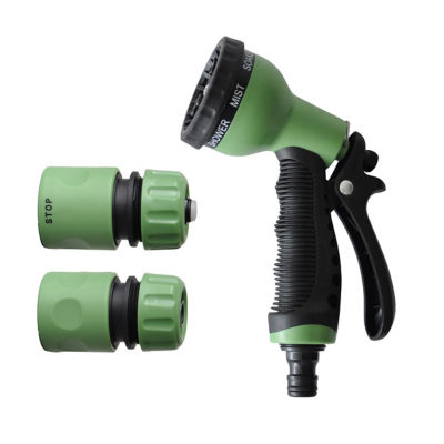 7 pattern spray gun set for hoses, imported from the UK