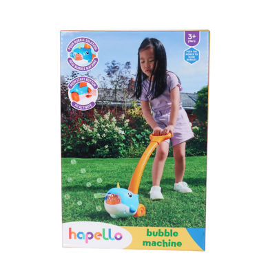 Hapello bubble mower toy, imported from the UK