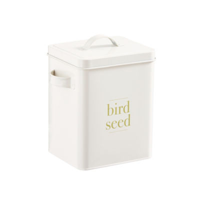 George Home cream bird seed container 18.5x23x16.7cm (British brand)