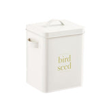 George Home cream bird seed container 18.5x23x16.7cm (British brand)