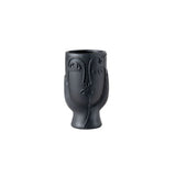 George Home black abstract face planter 14.5x14.5x24.5cm (British brand)