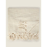 ASDA George Home Natural Woven Throw 130 x 170cm- Buy online at McGrocer