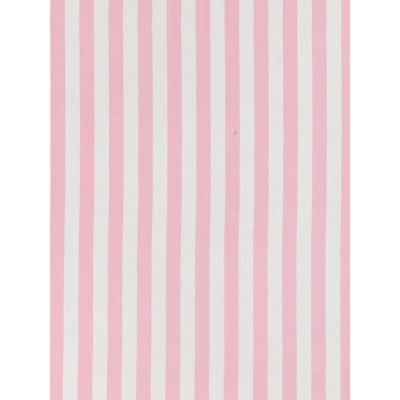 George Home pink and white stripe frill reversible single duvet cover set, UK version