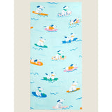ASDA George Home Light Blue Surfing Dogs Beach Towel 71 x 152 cm- Buy online at McGrocer