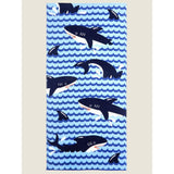 ASDA George Home Blue Shark Beach Towel 71 x 152 cm- Buy online at McGrocer