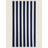 George Home navy stripe beach towel 100% cotton (British brand)