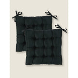 George Home black cushion pads two-pack, imported from the UK