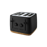 ASDA 4-Slice Matt Black Toaster with Dual Browning Control and XL Slots- Buy online at McGrocer