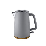 George Home Wasserkocher, mattgrau, Schnellkochtopf, 1.7 l