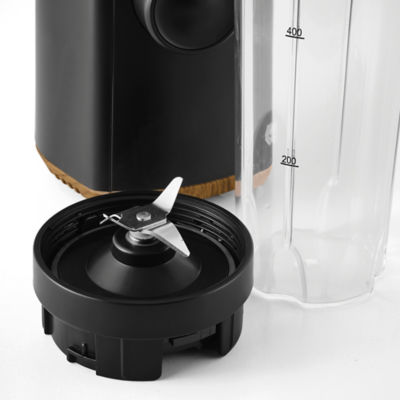 George Home Matte Black Scandi Twist Blender with 600ml bottles, UK version