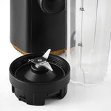 George Home Matte Black Scandi Twist Blender with 600ml bottles, UK version