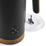 George Home matte black Scandi milk frother, imported from the UK