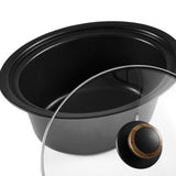 George Home matte black Scandi slow cooker 3.5L, UK version
