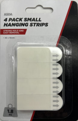 ASDA small hanging strips 4 pack - British product