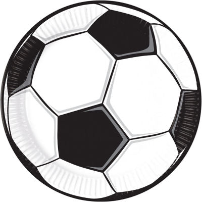 George Home football design paper plates 12pk 23cm, UK version