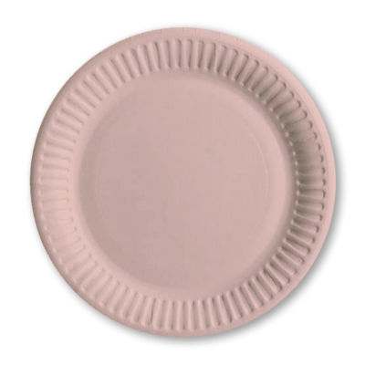 George Home light pink paper plates 12pk, UK version