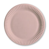 George Home light pink paper plates 12pk, UK version