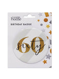 George Home number 60 badge 85mm diameter, UK version