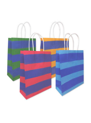 George Home blue stripe treat bags 8pk, UK version