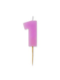 George Home number 1 candle 43 x 30 x 7 mm, UK version
