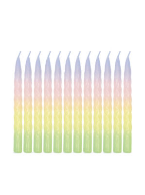 George Home pastel twist candles 12-pack, UK version