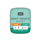 George Home Soft Touch Duvet 7.5 Tog Single, UK version
