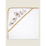 ASDA George Home Disney Winnie the Pooh Hooded Towel 75x75cm- Buy online at McGrocer