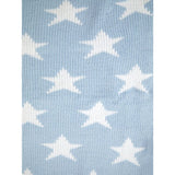 George Home blue star chenille baby shawl 70x100cm, UK version