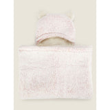ASDA George Home Pink Heart Hooded Fleece Blanket 77 x 98 cm- Buy online at McGrocer