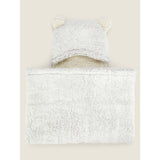 ASDA George Home Grey Star Hooded Fleece Blanket 77 x 98 cm- Buy online at McGrocer