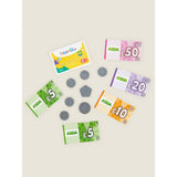Hapello Asda cash register toy with calculator and play money, UK version