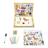 George Home creative dino set magnetic chalkboard and eraser - British product