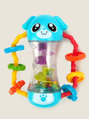 Hapello puppy rattle toy, imported from the UK