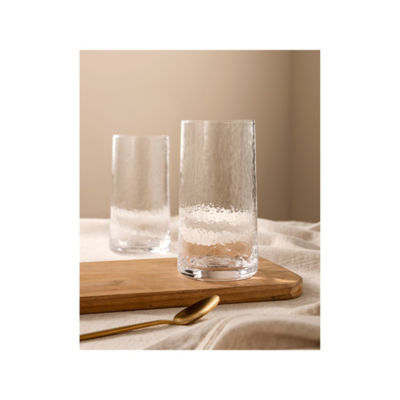 Stacey Solomon Hammered Hi-ball Glasses Set of 2 - British product