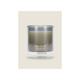 George Home large smoked amber candle 480g, imported from the UK