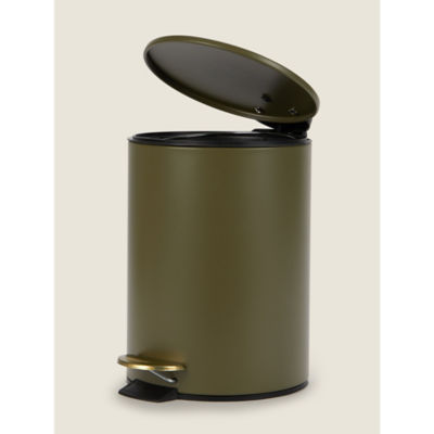 George Home matte green pedal bin 3L, UK version
