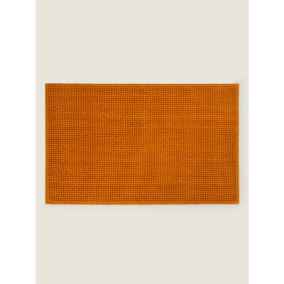 George Home orange chenille bath mat, UK version