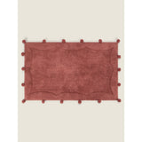 George Home pink pom-pom bath mat 50x80 cm, imported from the UK